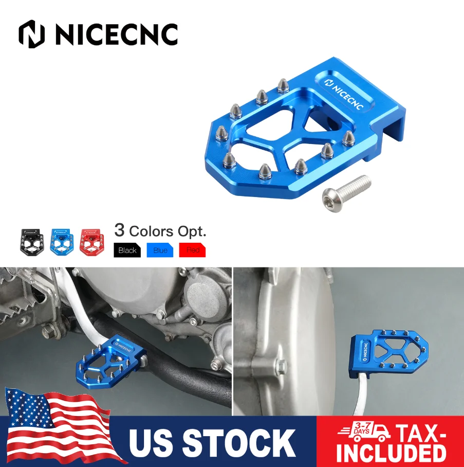 

NiceCNC YFZ 450 удлинитель педали тормозного рычага для Yamaha YFZ450R 2009-2021 YFZ450X 2010-2011 YFZ450 2017, алюминиевый квадроцикл с ЧПУ