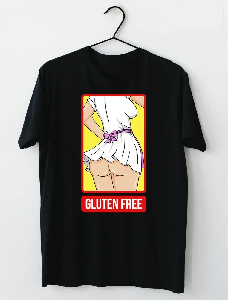 

LIMITED NEW Gluten Free Skateboard Sexy Streetwear T-Shirt
