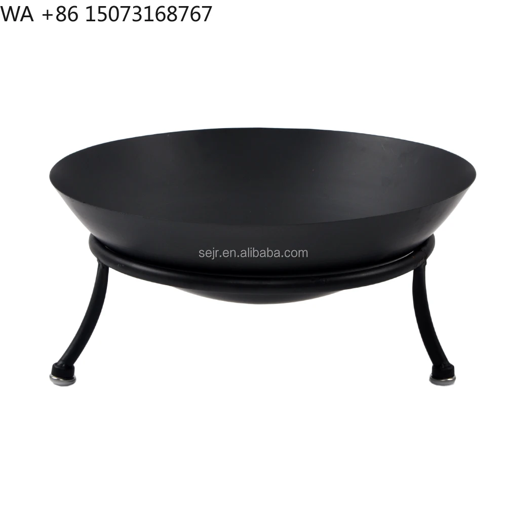 sejr-18-inch-steel-fire-pit-outdoor-wood-burning-fire-bowl-black