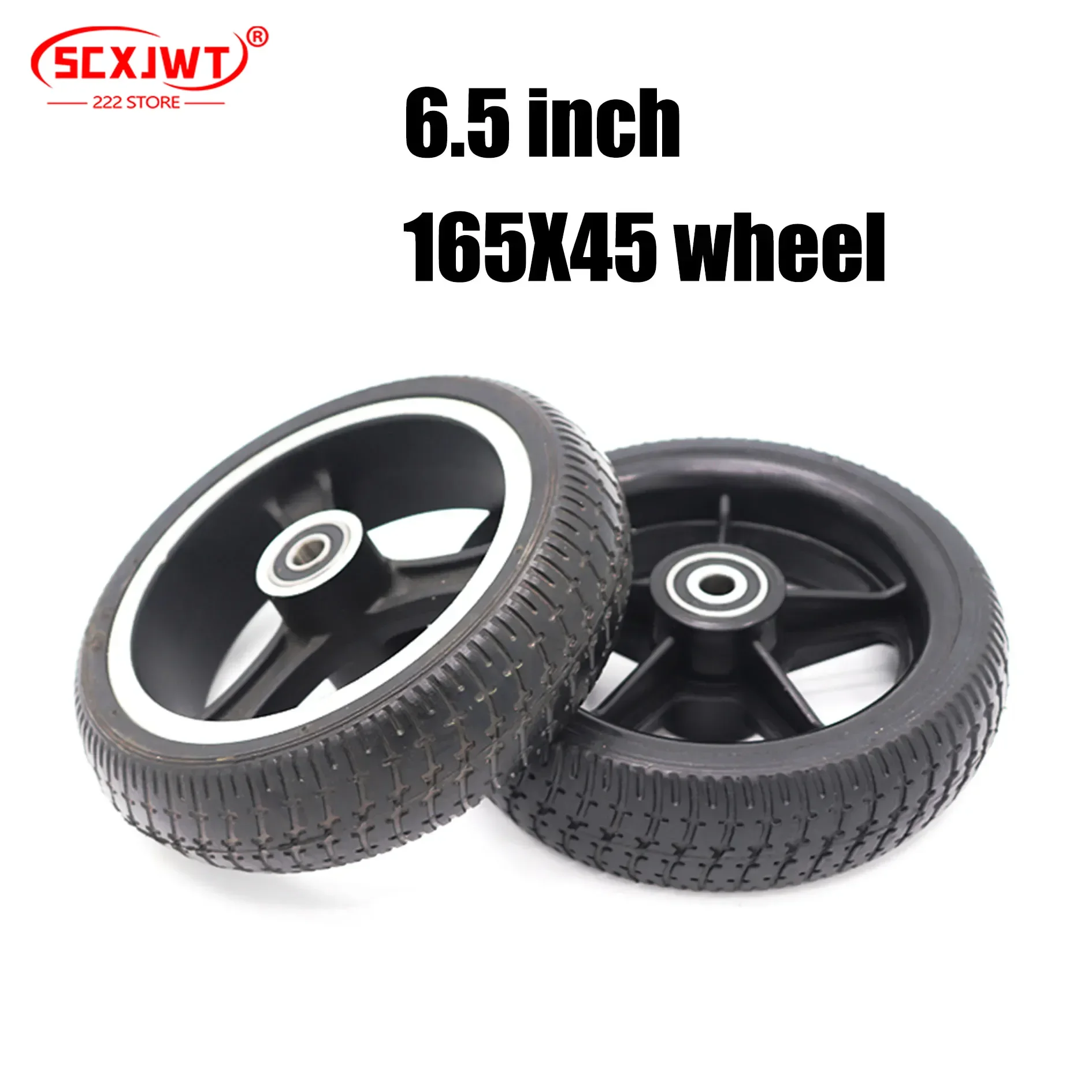 

6,5-дюймовые 165x45 сплошные взрывозащищенные детали шин, подходят для замены аксессуаров для небольших электрических скутеров