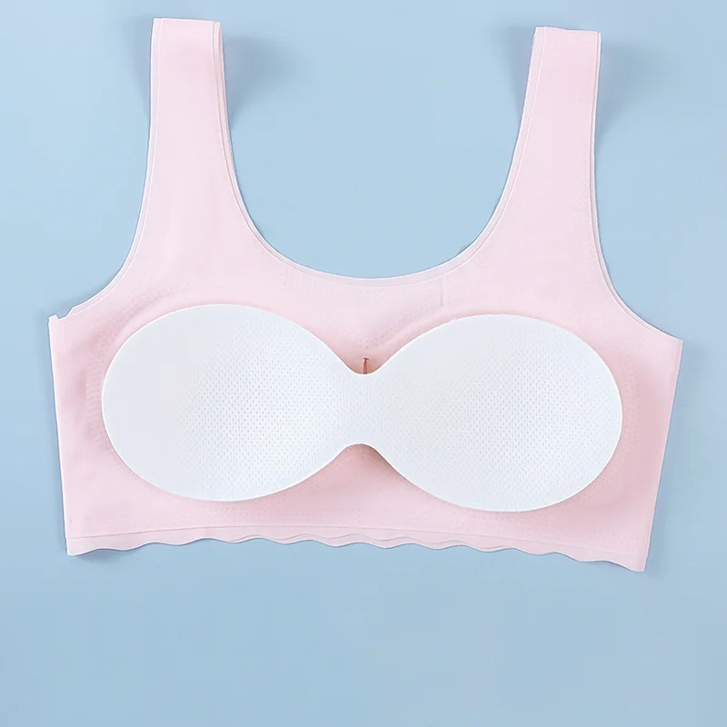 Girls Seamless Underwear Girls Vest Development Period 12-18 Years Old Junior High School Students Bra Tube Top