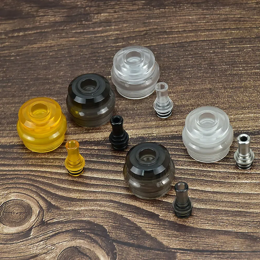 Wolfcoolvape RTA Bellcap para Kayfun X 3ml PEI PC Material con punta de goteo para atomizador Flash e-Vapor V4.5S+/V4.5+/V4.5LS/V4.5L