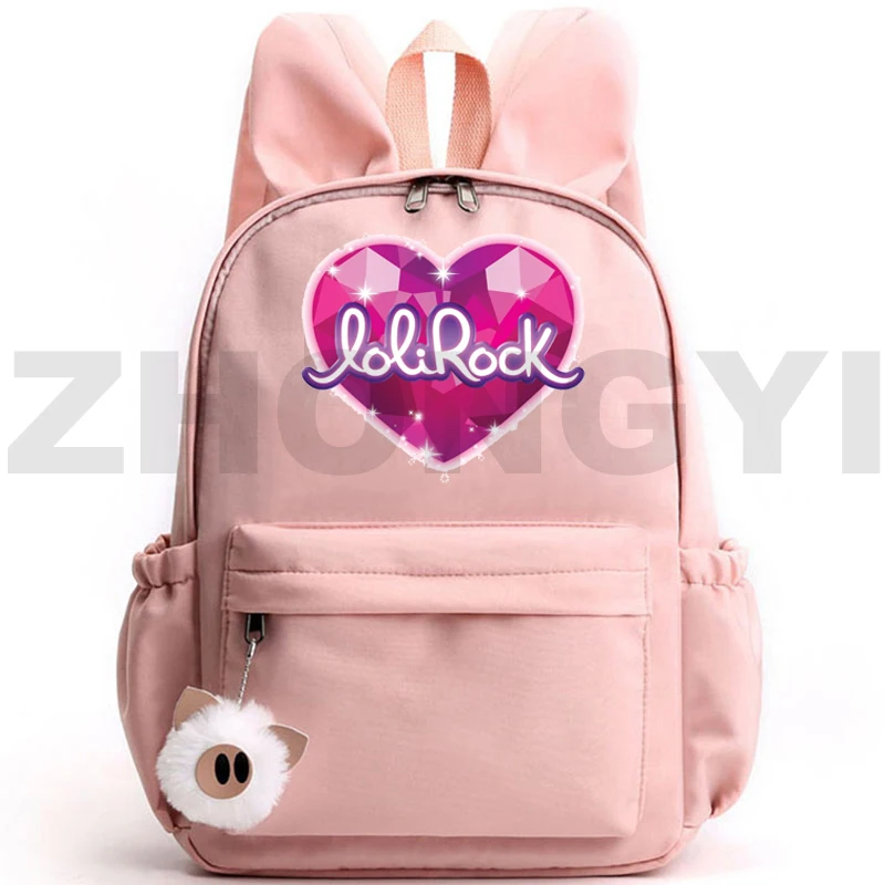 

New Lolirock Bags Backpacks for Teenagers Girls Women Anime Casual Kawaii LoliRockstar Cartoon Bookbag Back Pack Back To School