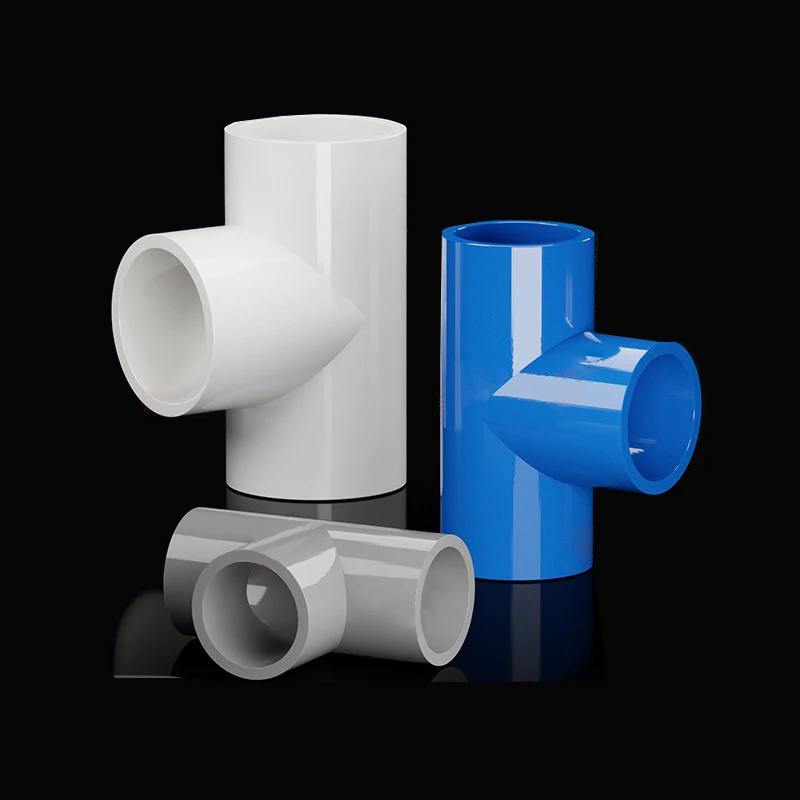 1–20 Stück, 20–40 mm, weißes PVC-Wasserrohr-T-Stück, gleicher Durchmesser, Verbindungsstücke, Wasserversorgungsrohre, Kunststoff-Abflussrohre – Detail 3