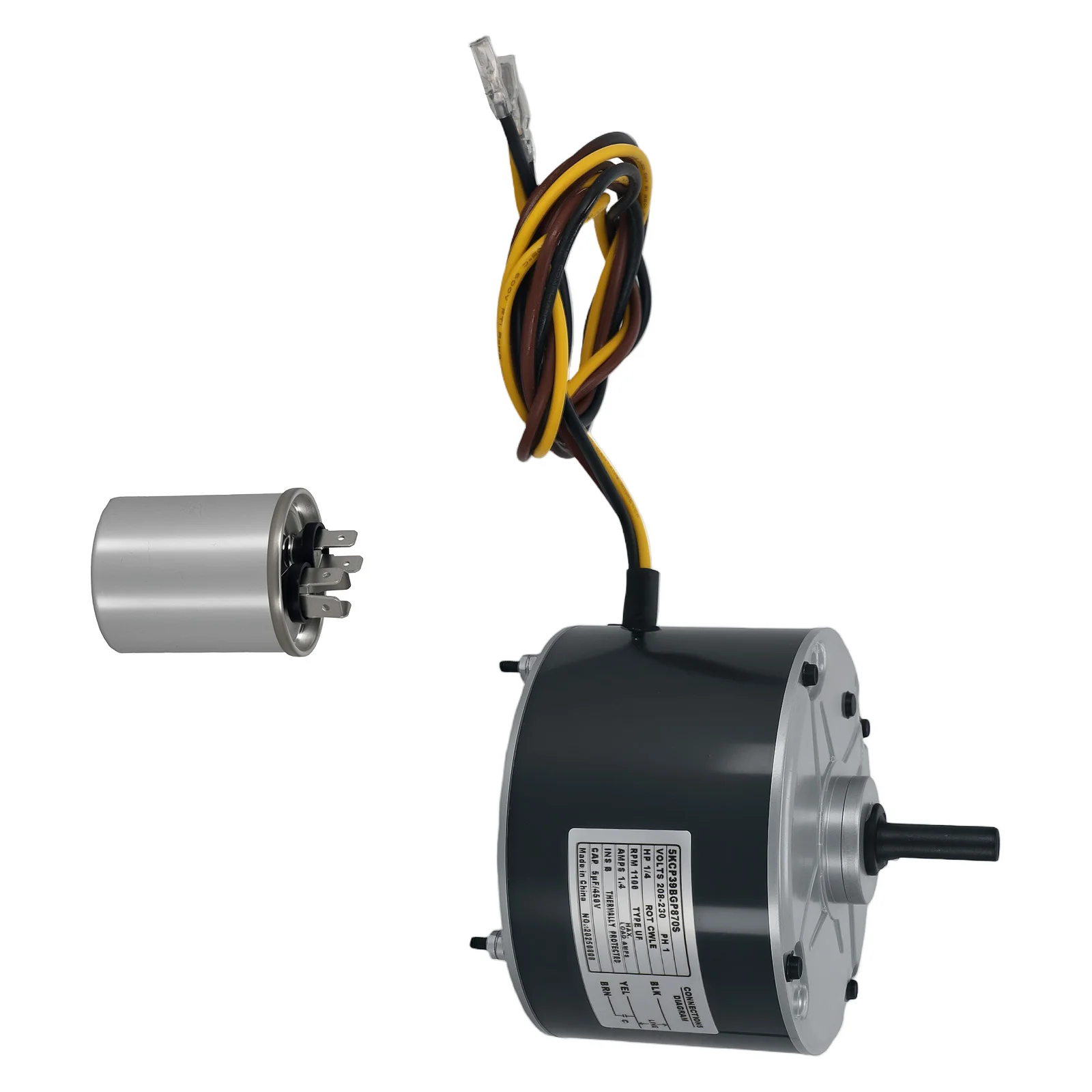 REPLACEMENT Condenser Fan Motor For GE Genteq 5KCP39BGP870S 5KCP29ECA033S 1/6 HP