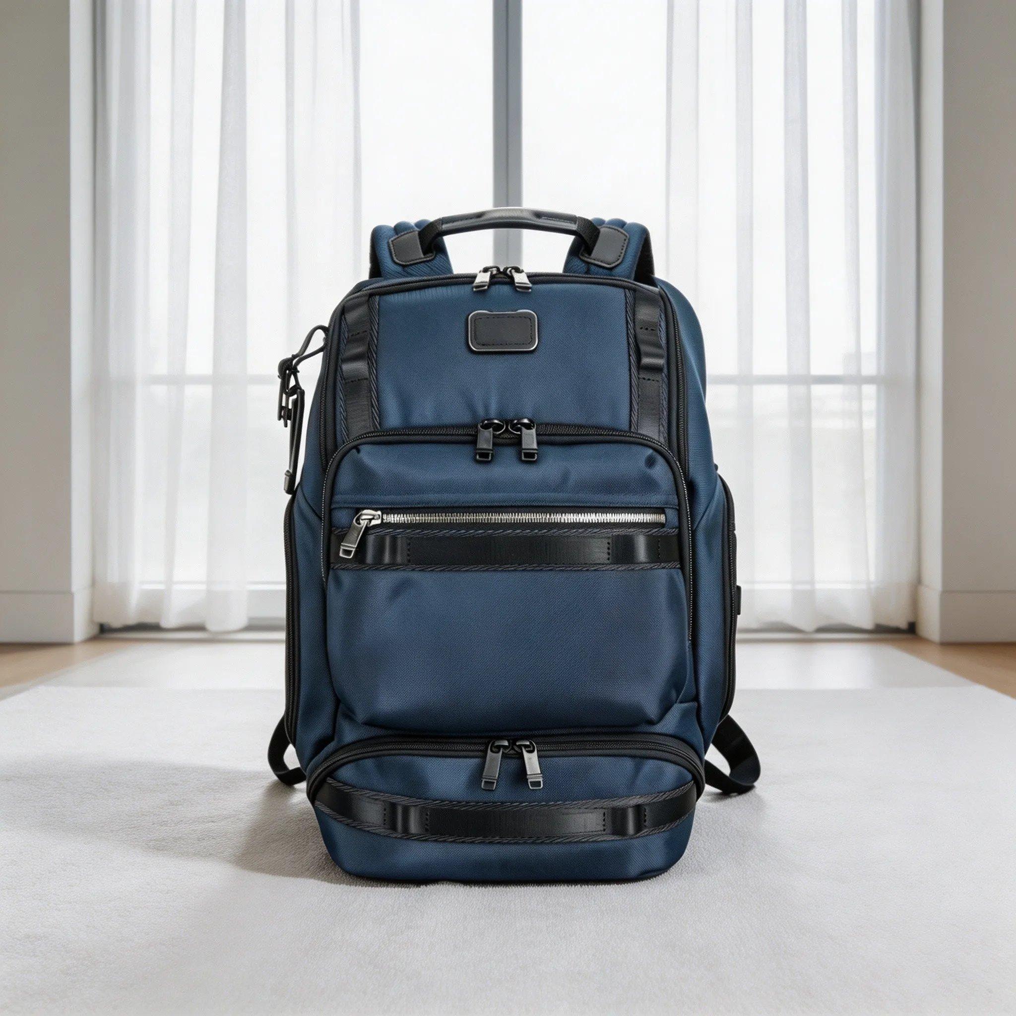 Men’s Classic Business Travel Backpack, Large‑Capacity Stylish Luggage Daypack for Commute & Trips