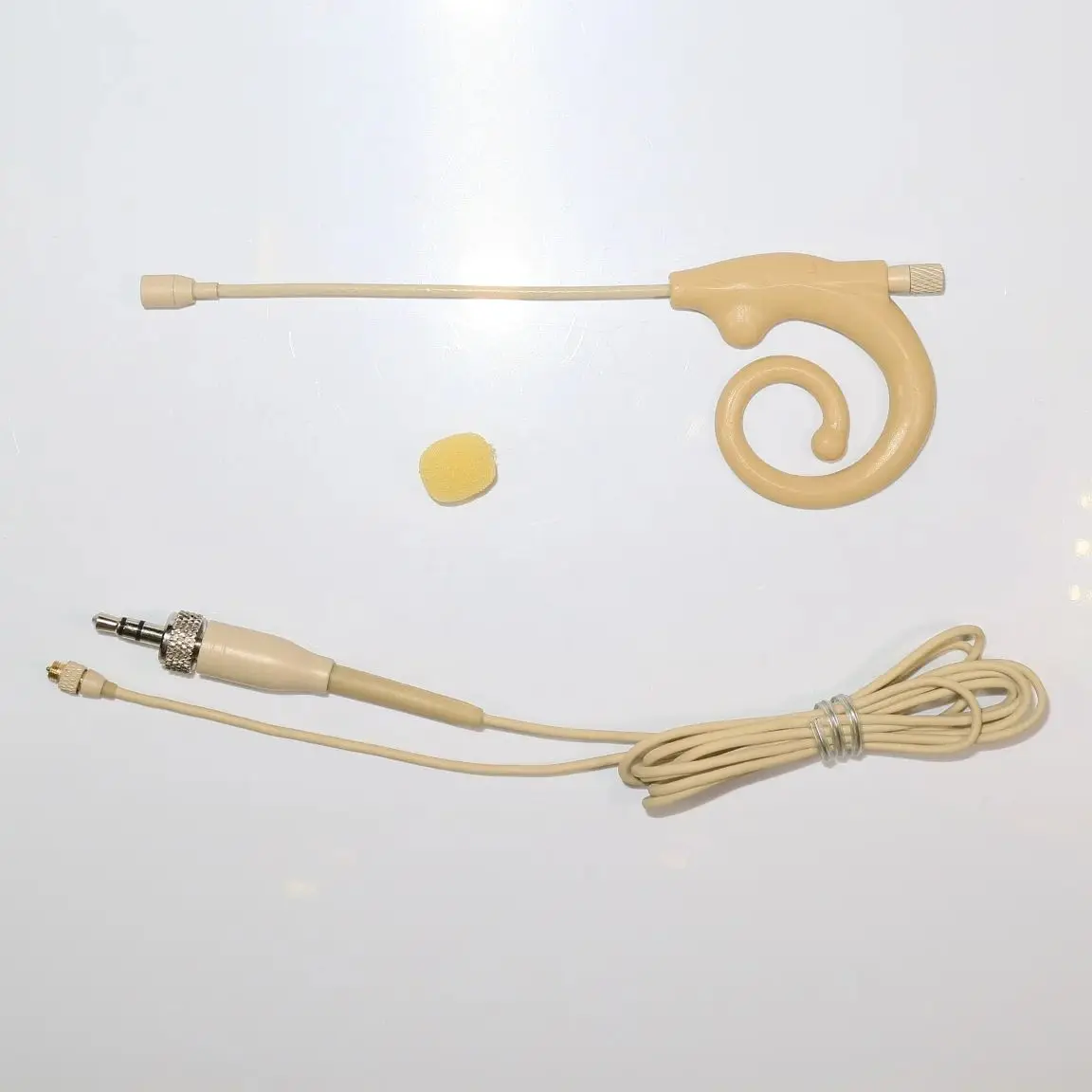 

MiCWL SN01 Snail Rotation Type Wireless Headset Microphone for Sennheiser G1 G2 G3 G4 Beltpack Detachable Cable