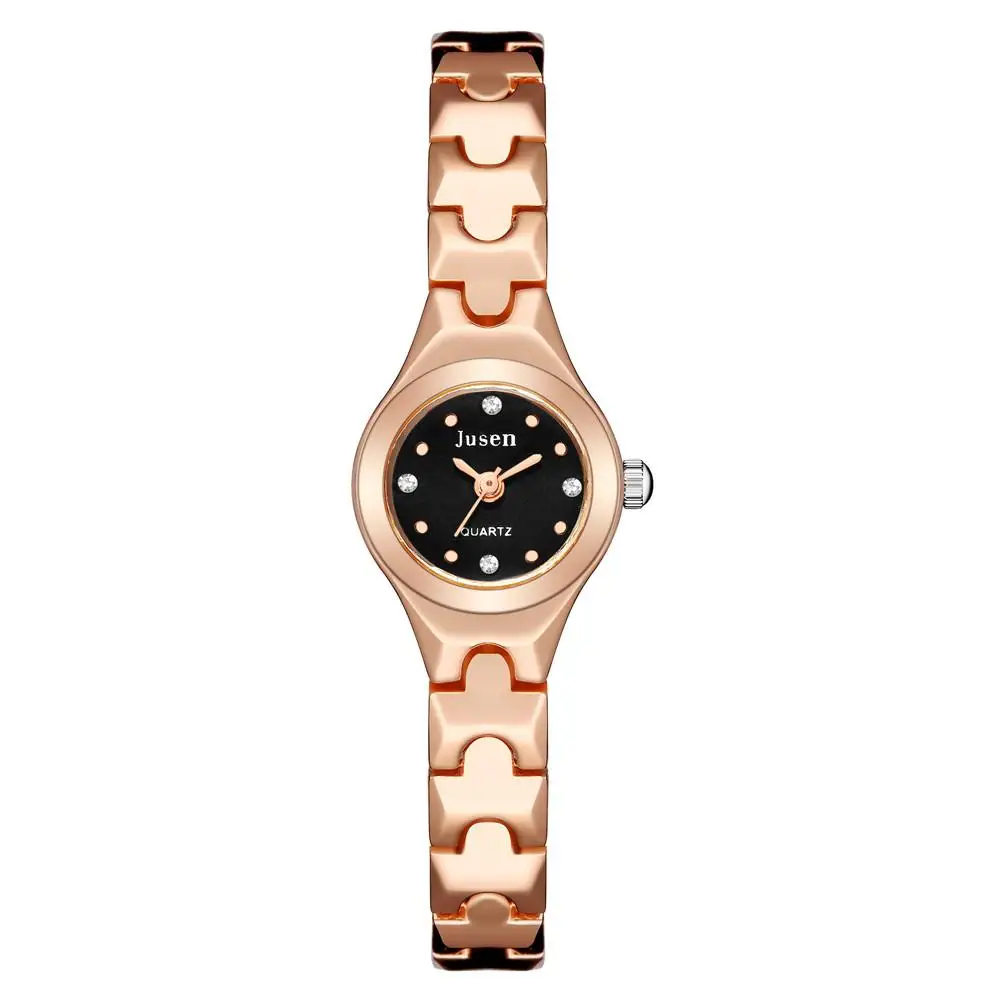 Fashion Women Watches Rose Gold Luxury Stainless Steel Qualities Small Ladies Wristwatches Diamond Female Bracelet Watch Gifts