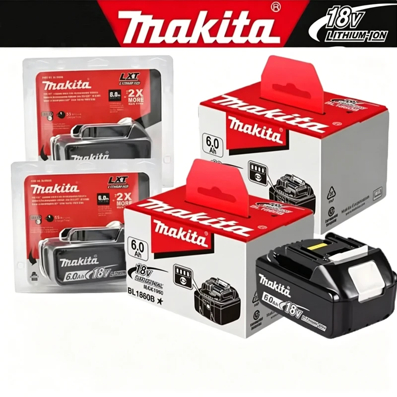 

Genuine 6AH makita BL1860 18V Battery Power Tools Li-ion Replacement LXT BL1860B for 18V Screwdriver with BMS TPCELL 18V