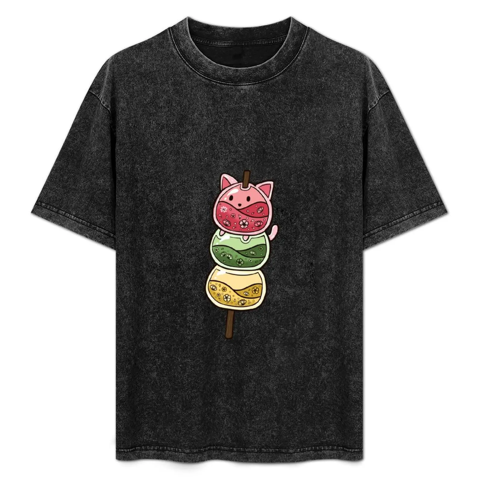 

Sakura Glass Dango T-Shirt Basic Casual Wear Short Sleeve Top
