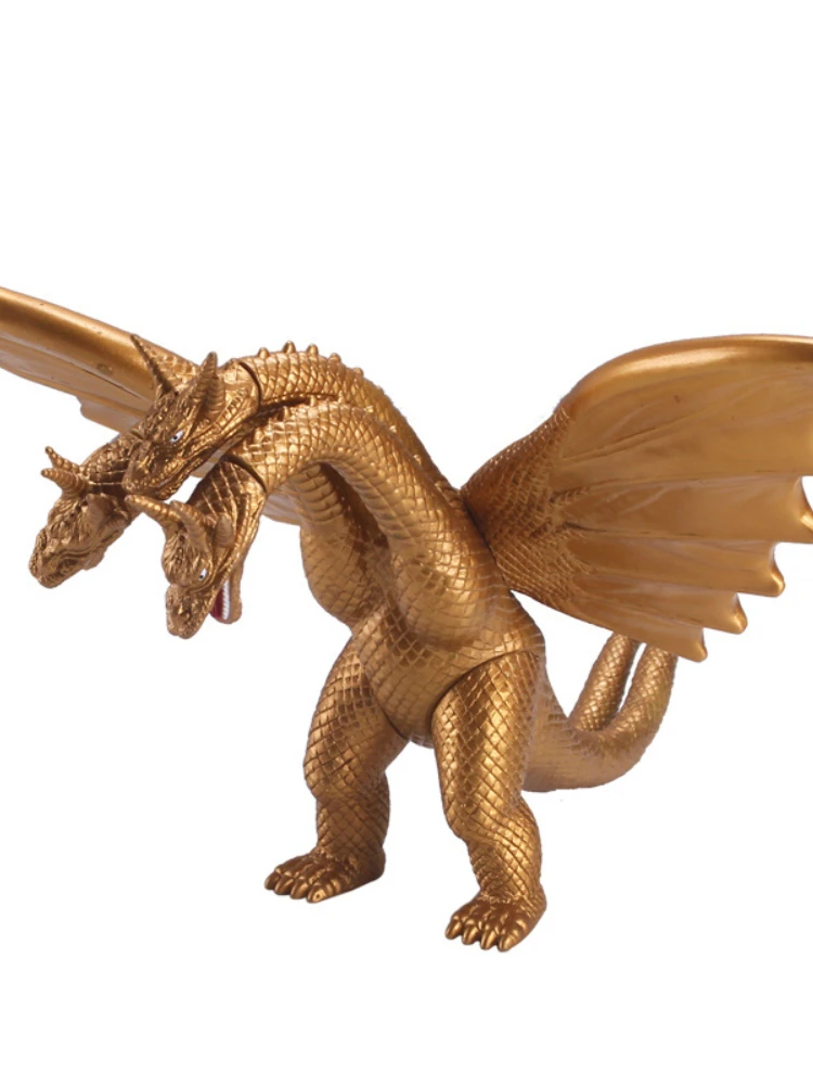 Godzilla VS Kingkong Respzed Gojira Soft Glue King Ghidorah Action Figure, Mobile JoendocModel Toys, peuvBoy Gift, 17-24cm