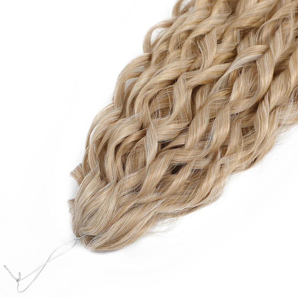 Jessica Hair Deep Wavy Twist Synthetisches Häkelhaar Lockiges Haar Häkelzöpfe Hochtemperaturfaser Flechten Haarverlängerungen – Detail 16