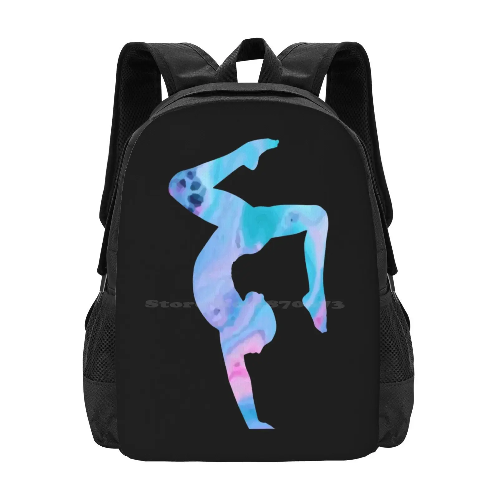 

Stag Handstand - Rainbow Backpacks For School Teenagers Girls Travel Bags Gymnastics Gym Kids Gym Life Tumblr Tumble Stag