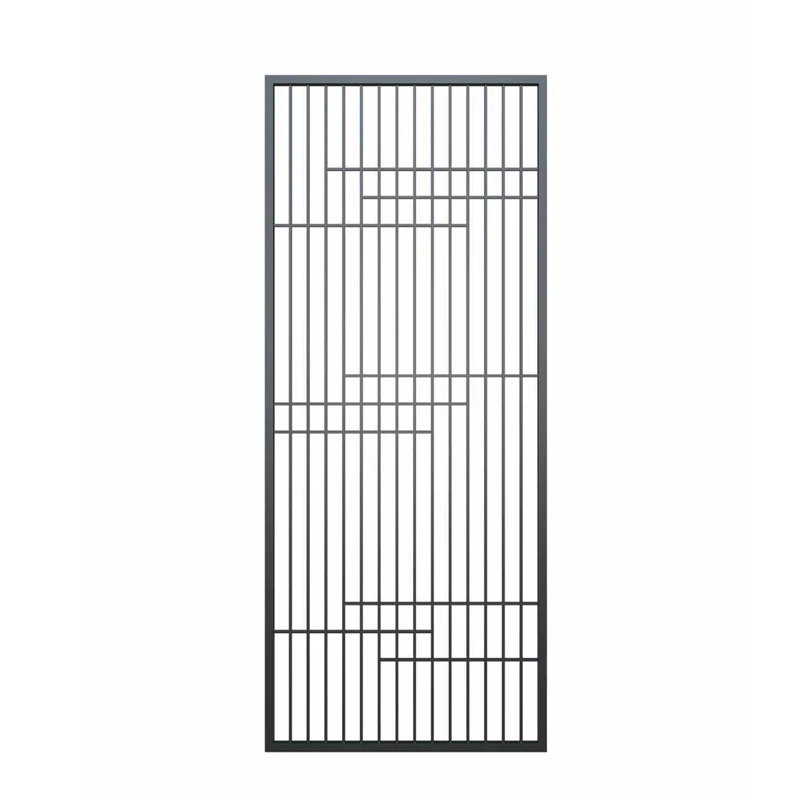 Modern Chinese Wrought Iron Partition Screen Living Room Simple Entrance Cabinet Hollow Carved Dining Room Floor Wall Bedroon image 5