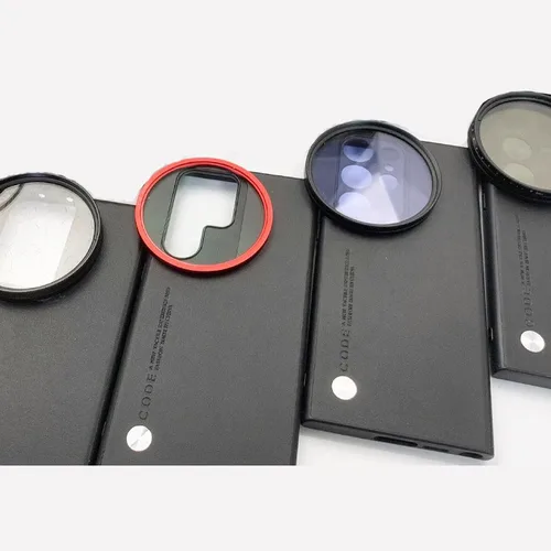 Imagen 2 del producto Para Samsung S24 S23 S22 S21 Ultra 67MM interfaz de rosca filtro anillo adaptador funda de teléfono para Universal ZOMEI CPL VU filtro de estrella