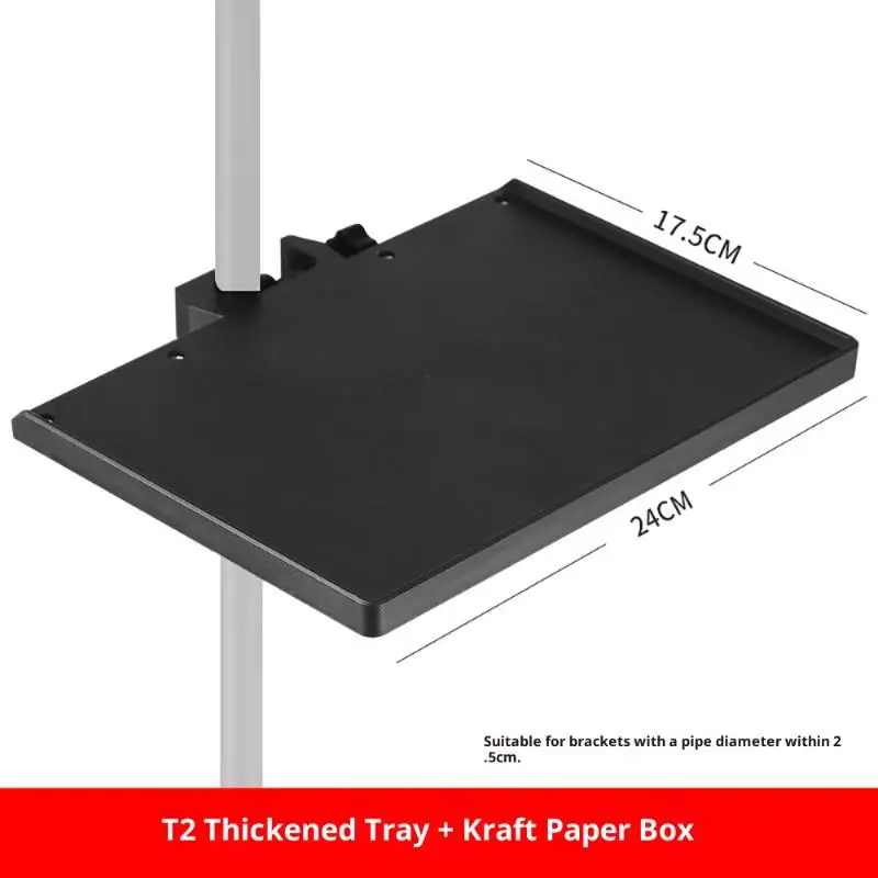 1 Pcs Multi-angle Eyelash Extension Tray Holder Stand For Live Stream Tripod, Compatible With Phone Grip & Sound Card Tray
