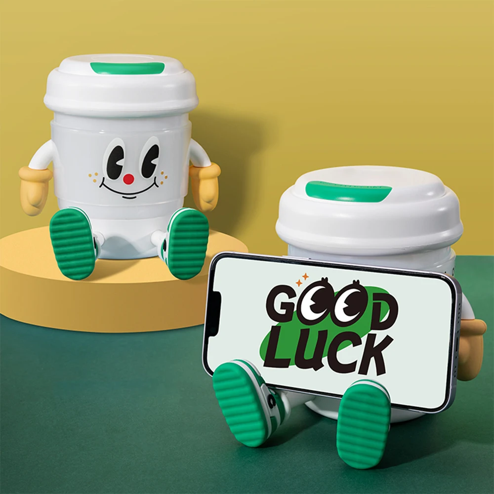 

Мультяшные украшения, кофейный ночник, прикроватная лампа для спальни, светодиодное украшение для спальни