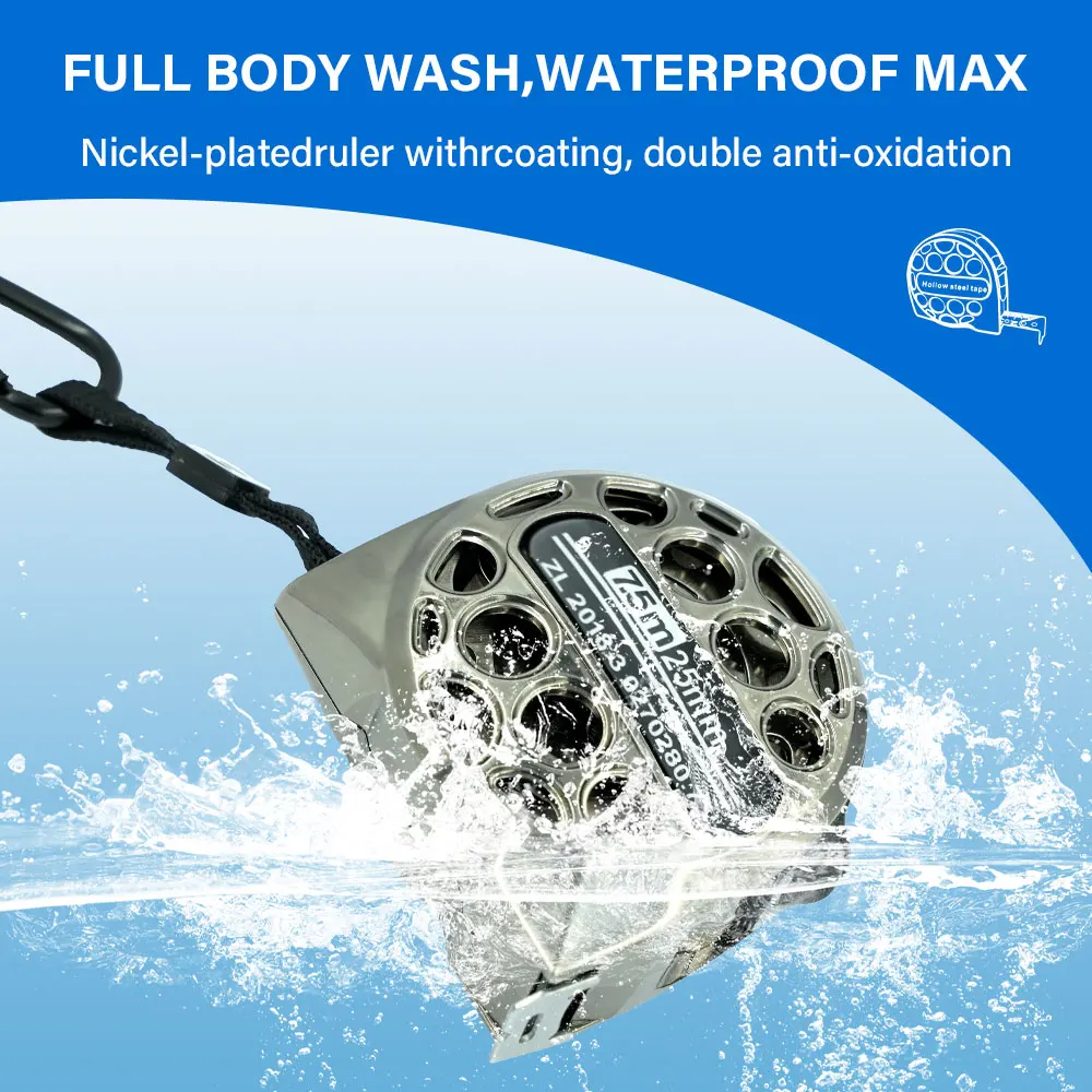 

Новая 7,5-метровая рулетка из нержавеющей стали с антикоррозийным покрытием, выдвижная, с полым корпусом, для деревообработки