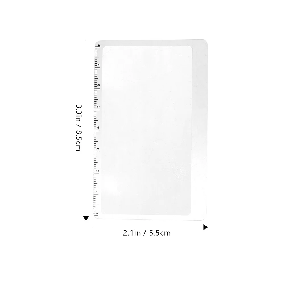 12pçs marcador ultrafino, régua de página, ferramenta de leitura multifuncional para livros, revista, cartão de jornal