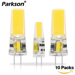 10PCS LED COB G4 G9 E14 Lamp Bulb Dimable AC/DC 12V 220V 6W 9W 360 Beam Angle Replace Halogen Led Lamps Chandelier Lights Source