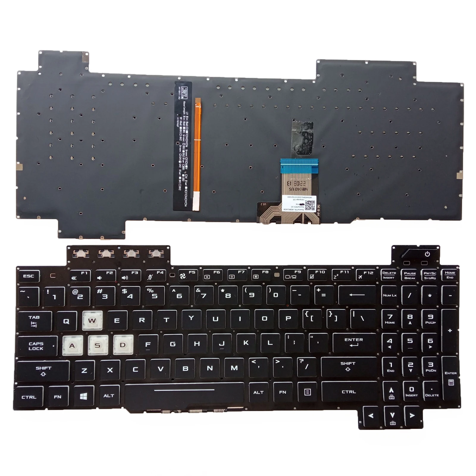 

Клавиатура ноутбука США для ASUS TUF Gaming FX505 FX505D FX86 FX86G