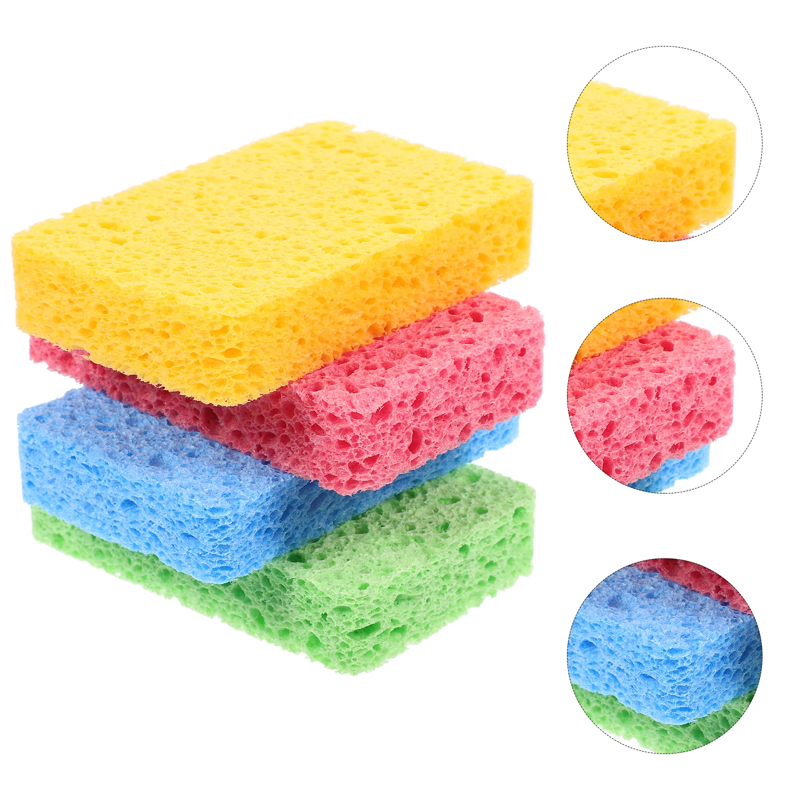 

8pcs Cleaning Kitchen Dish Washing Scrubber Reusable Dual Side Sponge Pad For Dishes Scrub Sponges Kitchen Sponge