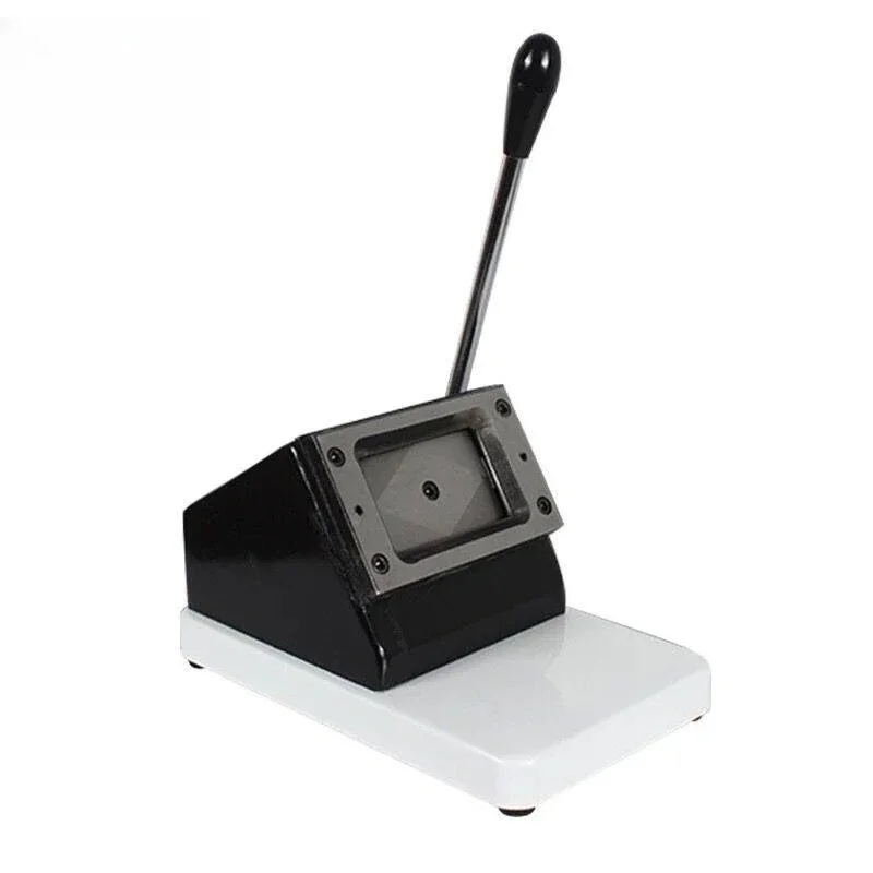 Heavy-Duty Manual Business  Cutter, Round & Right Angle PVC  Cutting Machine with Adjustable Corner Punch