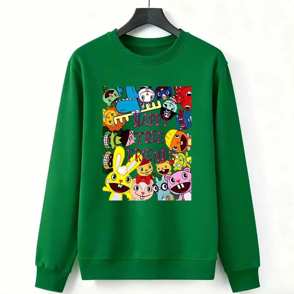 Sudadera Happy Tree Friends, ropa con estampado de dibujos animados, Jersey divertido, ropa deportiva