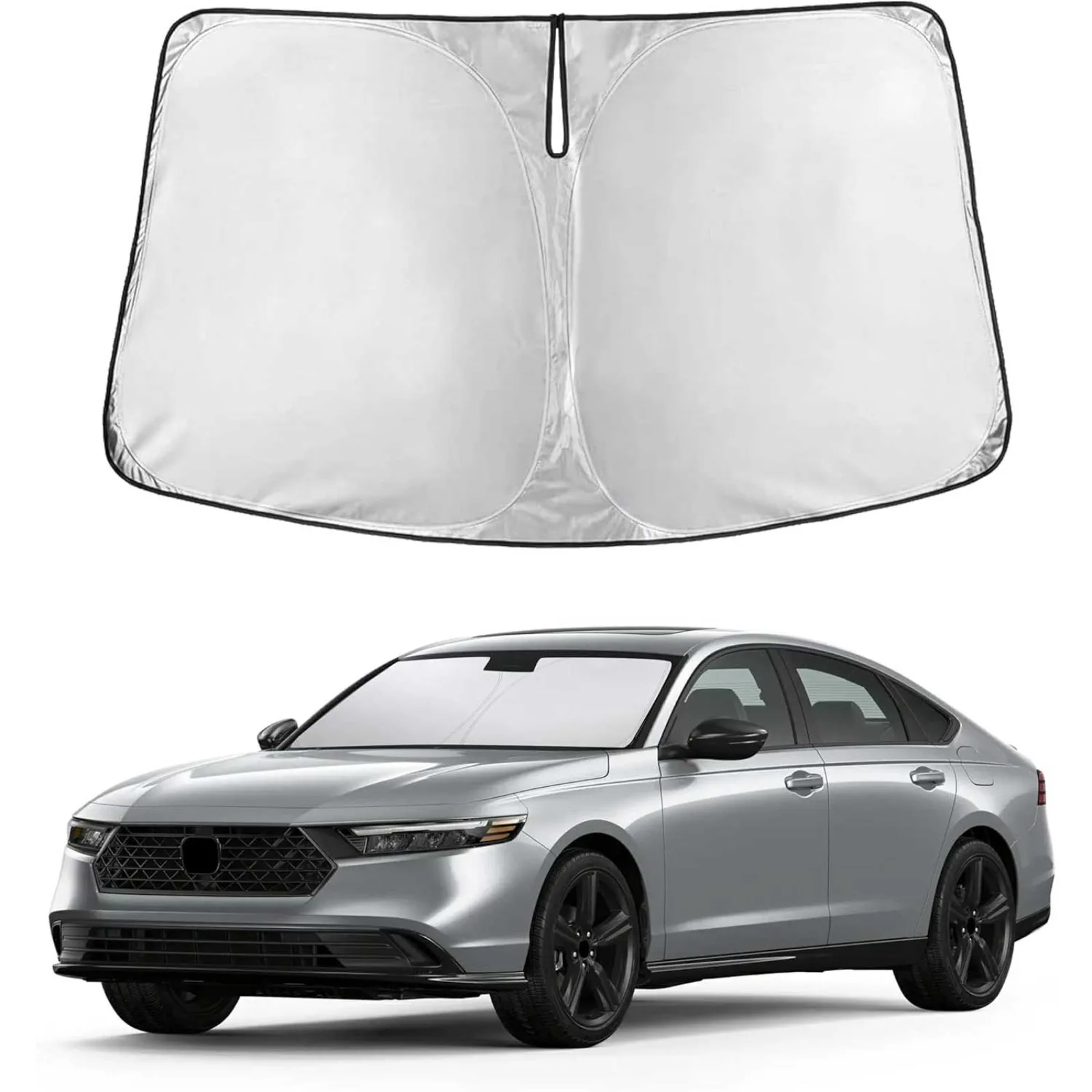 

Windshield Sunshade Compatible for Honda Accord , Sun Visor for Front Windshield & UV Heat Blocker & Protector, Car Accessories