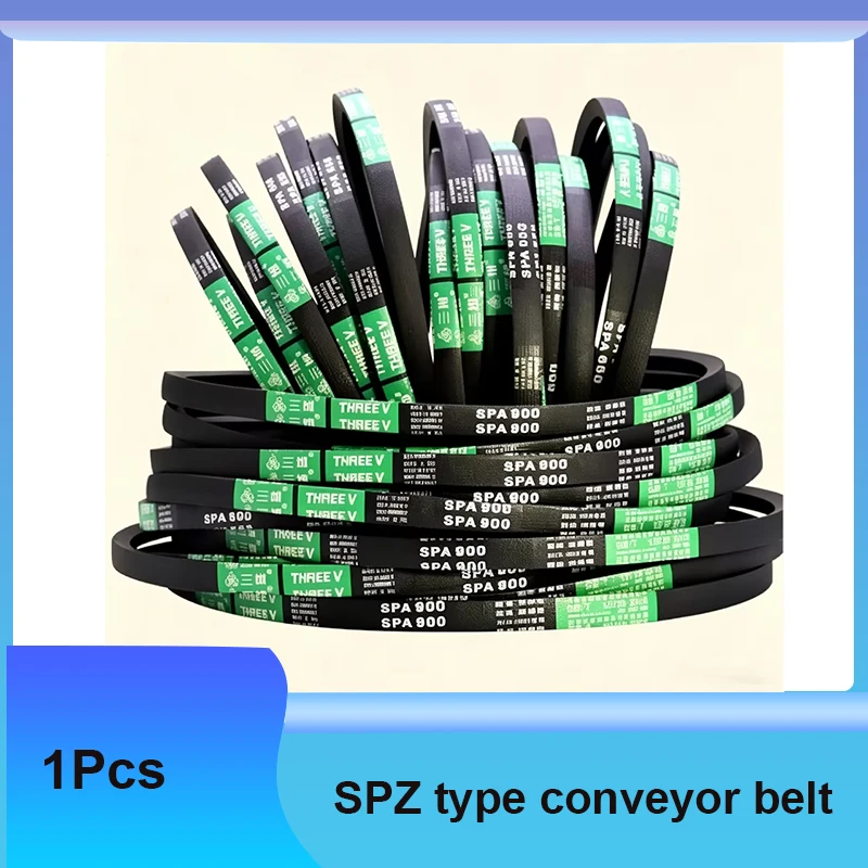 1Pcs Type SPZ 3V Drive Rubber V Belt Narrow Transport Strap Conveyor Belts Outer circumference: 487mm-1120mm