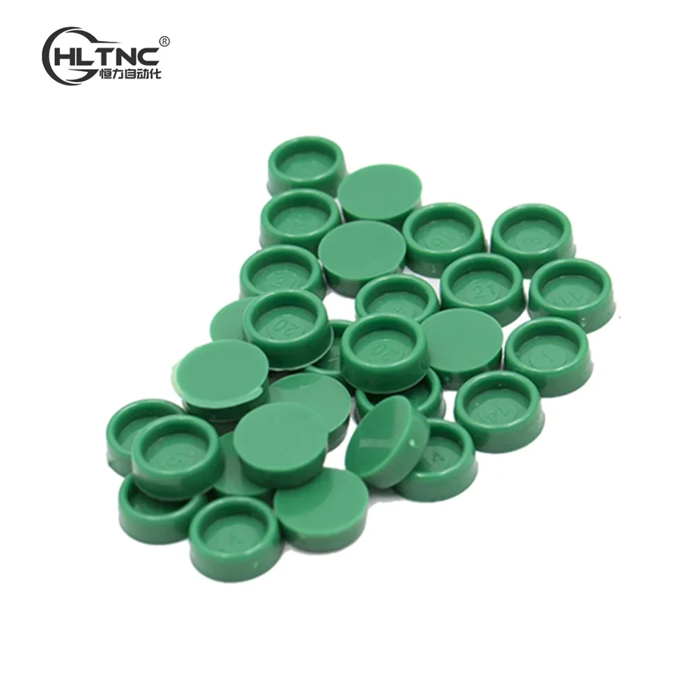 HIWIN-Couvercle anti-poussière de guidage de rail de mouvement linéaire, capuchons verts en plastique, protecteur, C4, C5, C6, C8, HGR15, HGR20, HGR25, HGR30, HGR35, EGR15, 100 pièces