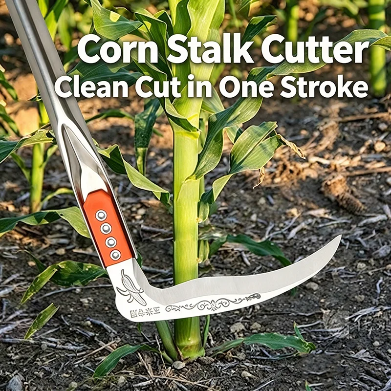 Sharp Cutting Hand Sickle With Curved Blade, Farm & Garden Harvest Tool For Corn Wheat Rape Chives