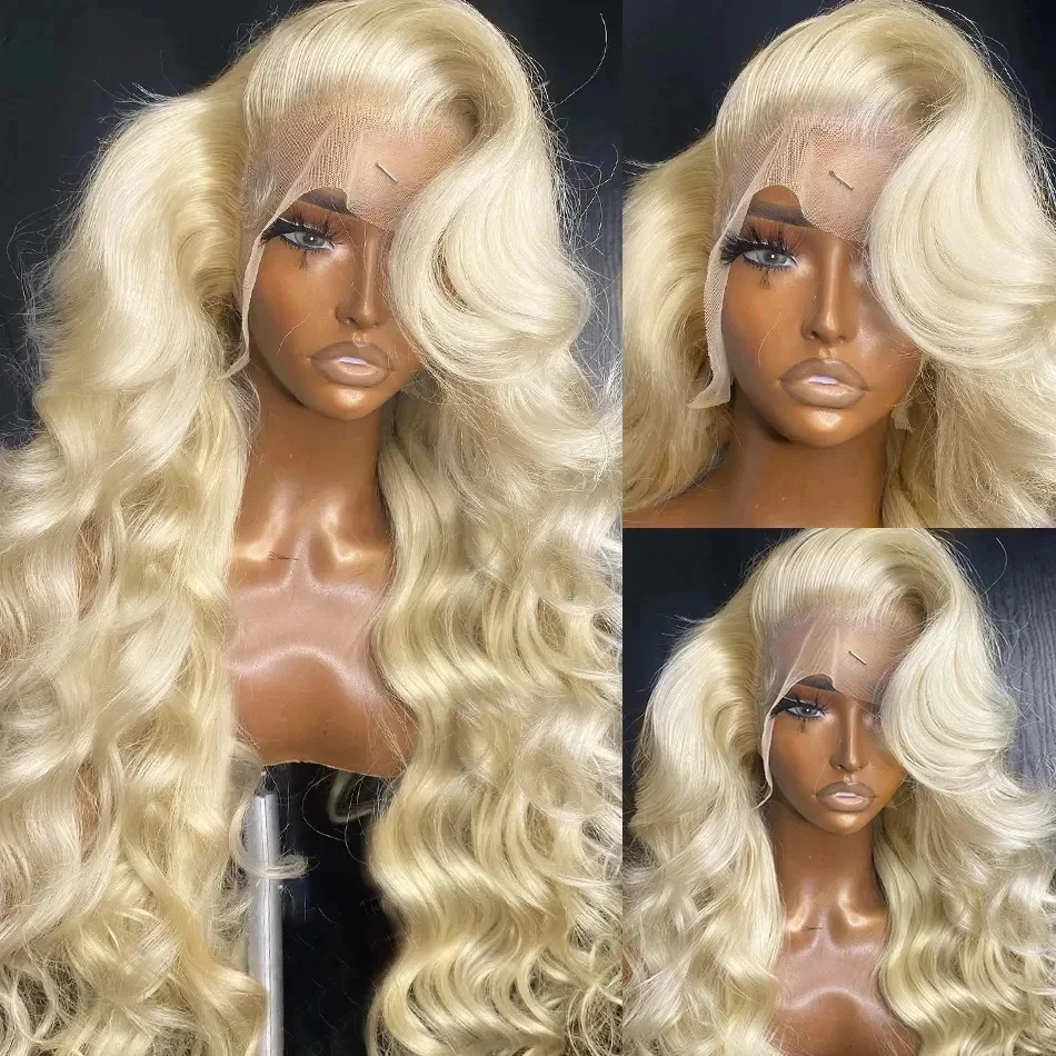 

200 Density 30 34 Inch 613 Body Wave Transparent Lace Frontal Wigs Human Hair Brazilian PrePlucked 13x4 Lace Front Wig For Women