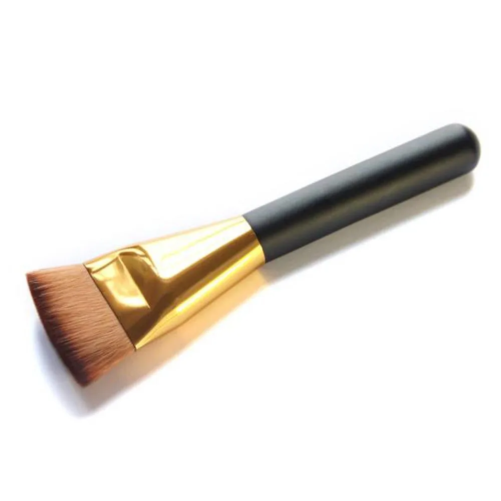 Best Deal  Good Quality Women Professional Cosmetic Flat Contour Brush Face Blend Foudation Powder Makeup Brush 1PC