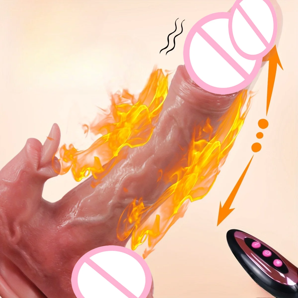 Suction Machine Medical - 1個入り大型振動ディルド、アナルディルド、セックストイ、巨大ディルド、吸引カップ付きペニス、10段階の振動と10段階の推進速度、女性の膣Gスポット刺激用太長ディルド、アナルセックストイ、女性と男性向け大人のおもちゃ、ディルドマシン