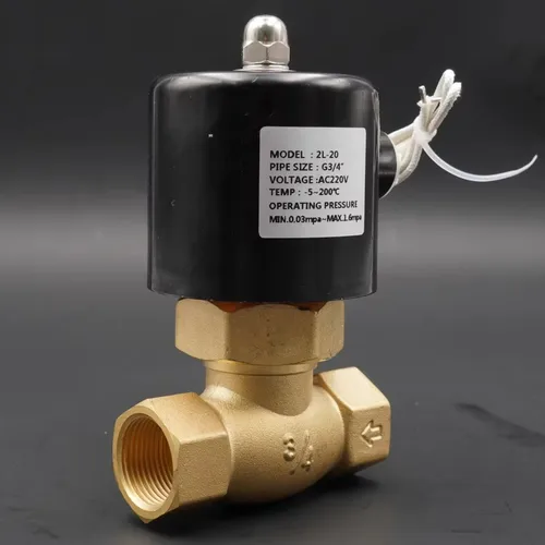 Imagen 1 del producto Válvula Solenoide de alta temperatura DC24V AC220V de alta presión, válvula de agua de 1/2 ""3/4"" 1 "", normalmente cerrada, para vapor líquido o gas