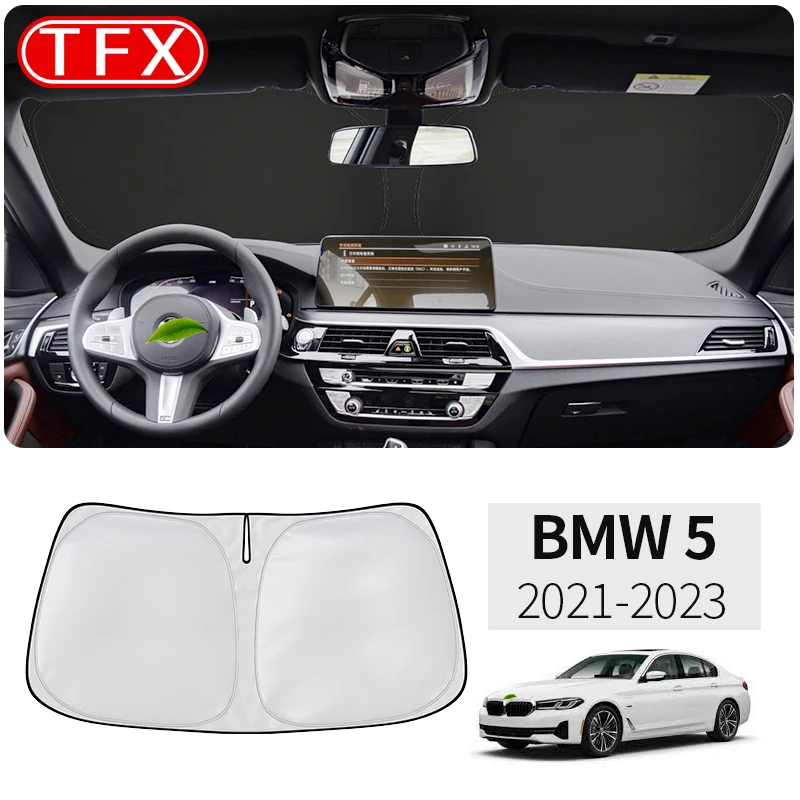 

For BMW 5 Series G30 G38 2017-2023 Car Nano-Insulat Windshield Sunshade Front Window Sun Shade Visor Auto Interior Accessories