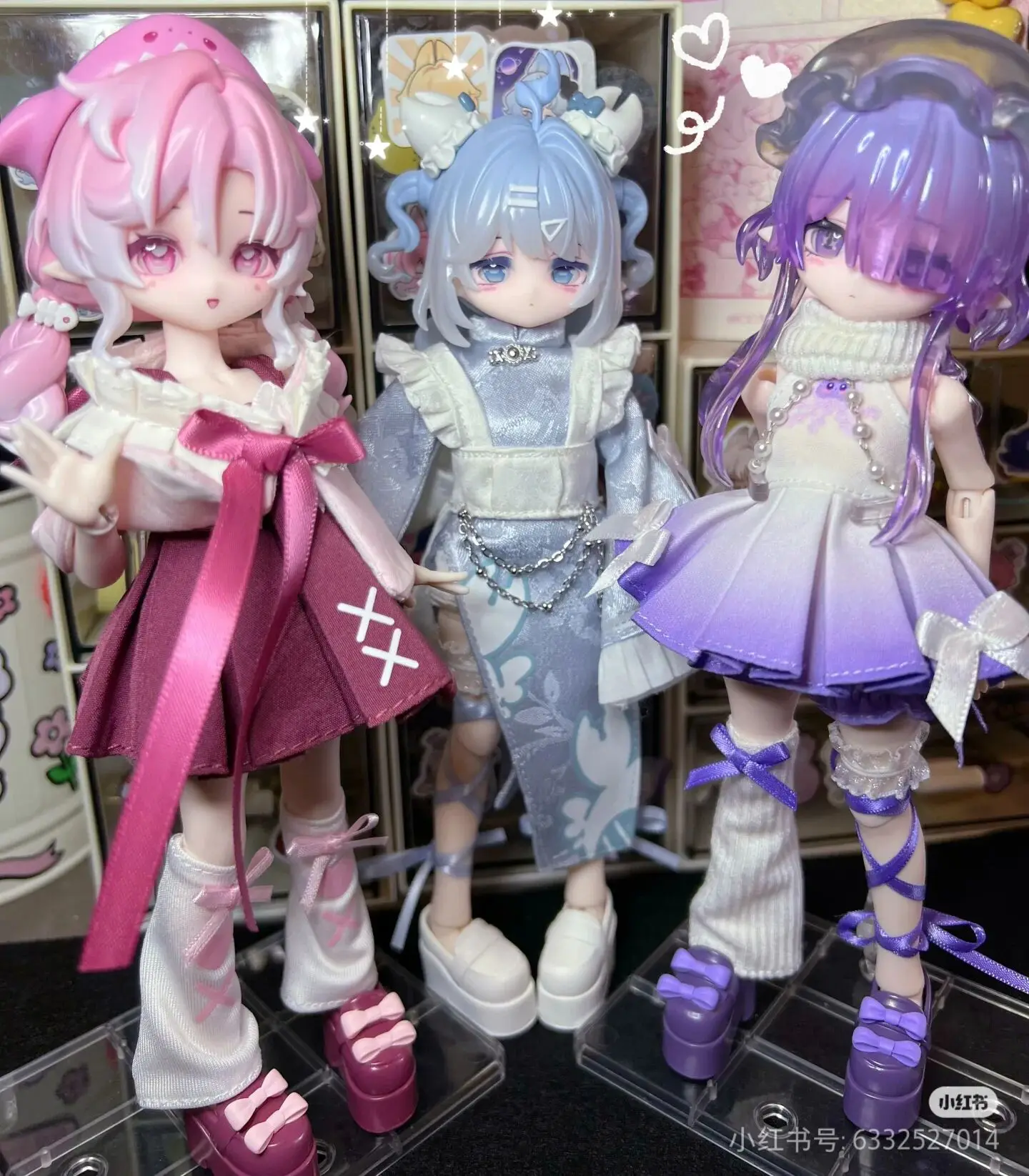 Minty 1/8 BJD Action Figure Ocean Gemstone Series Modello articolato Giocattolo da collezione Scatola cieca Regalo di Natale Alla moda da collezione