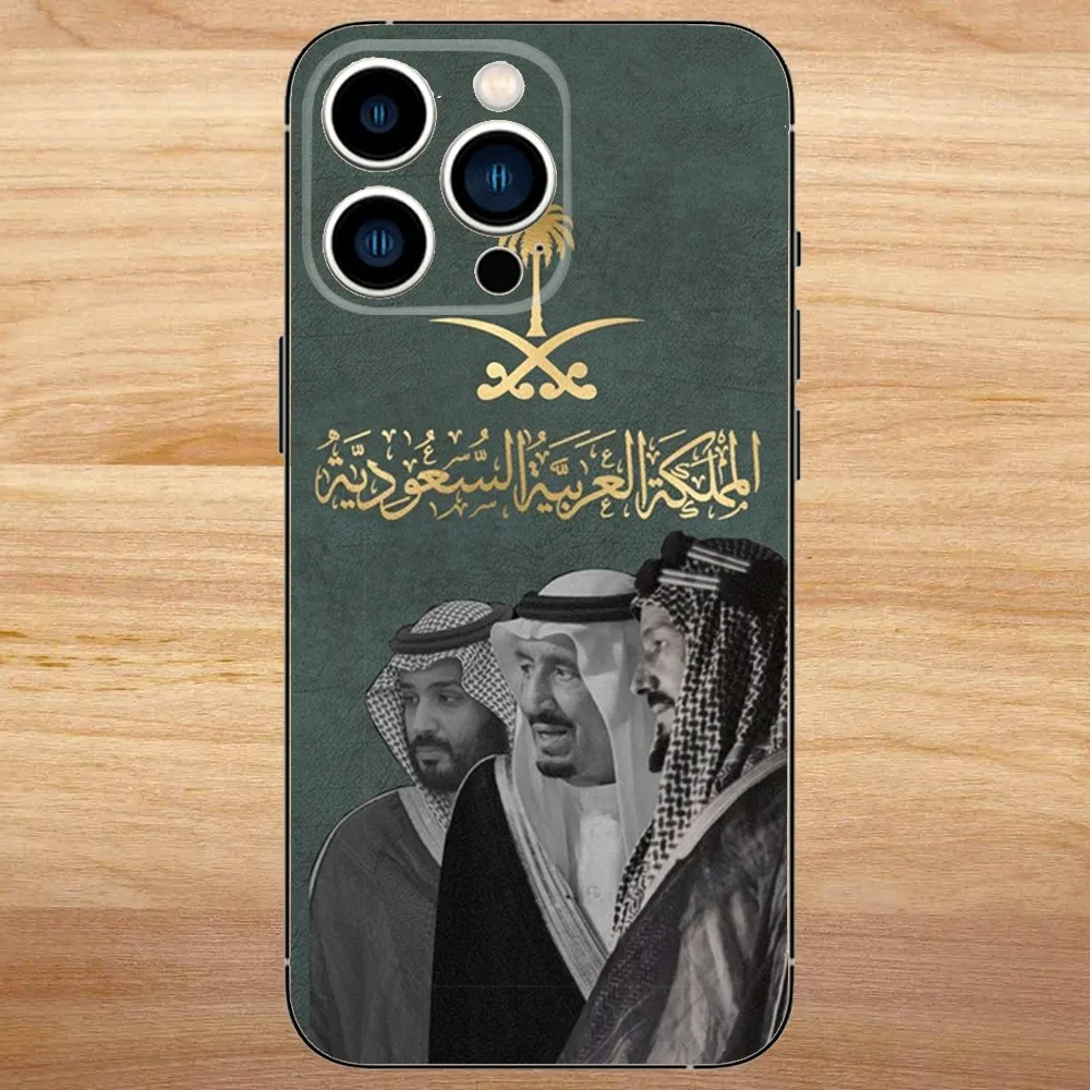 Salman of Saudi Arabia Phone Case For iPhone15,14,13,12,11,Pro,Max,Plus,Mini,X,XS,XR,8,7,6,S,Plus,SE Soft Black Case