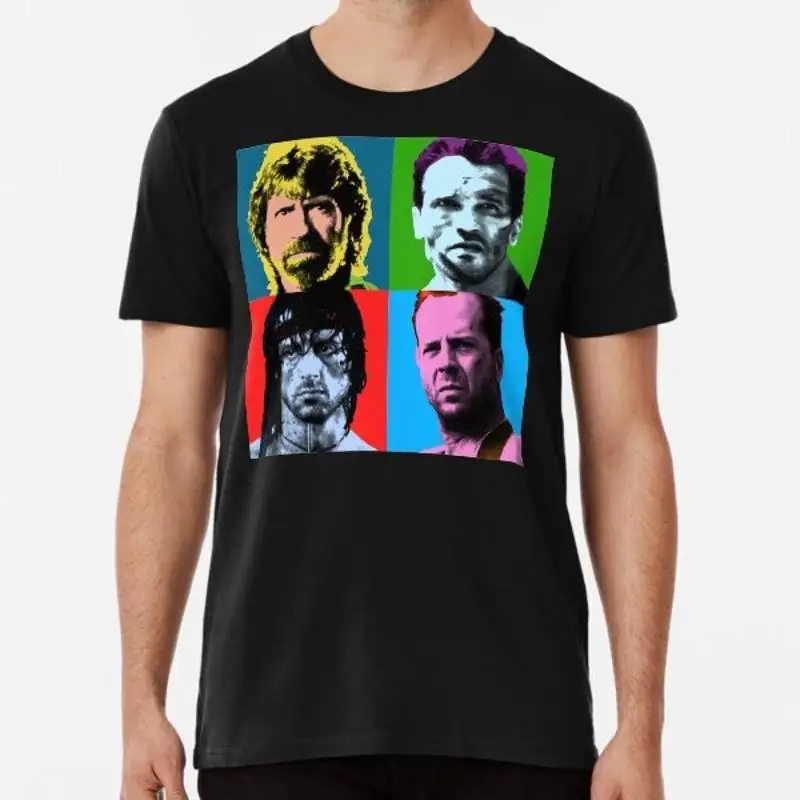 Last Action Heroes 80s Movies Made in Australia Mens Tshirt S to 2XL