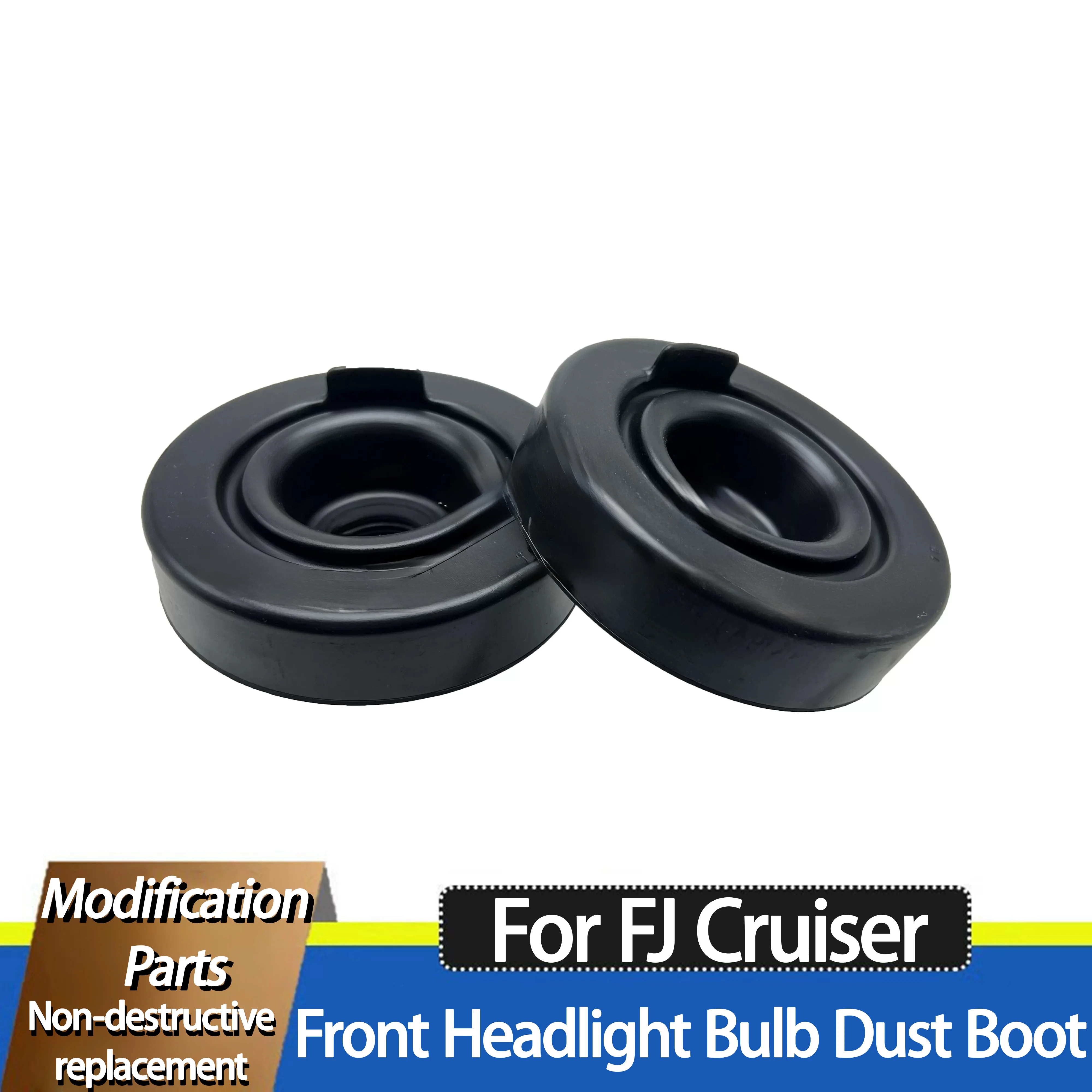 SOCKET COVER OEM 81139-52010 Headlight Bulb Dust Cover for Toyota FJ Cruiser 07-23 No-Drill Direct Replacement Installation