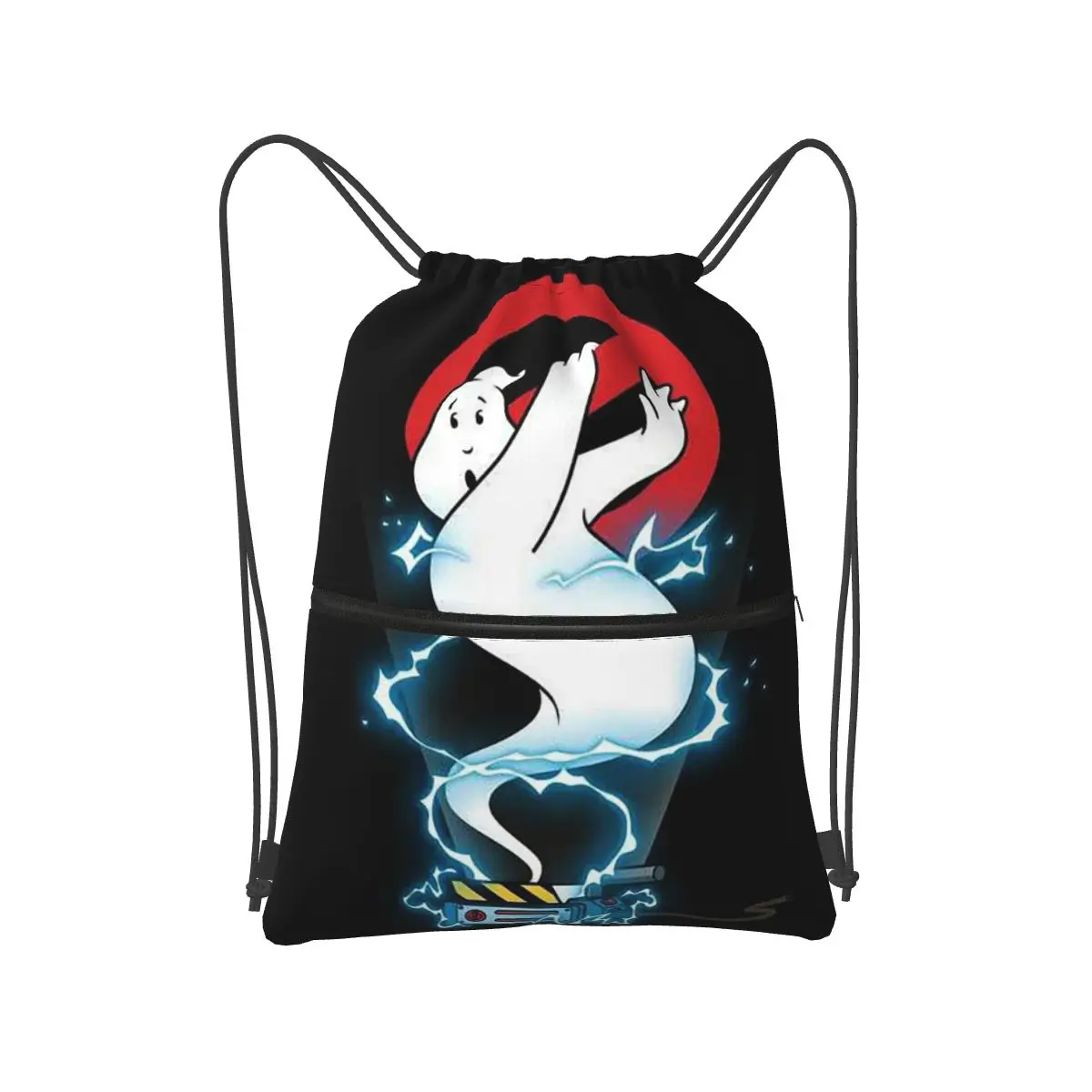 

Ghostbusters Logo Backpacks Fashion Drawstring Bags Sports Bag Book Bags for Travel School