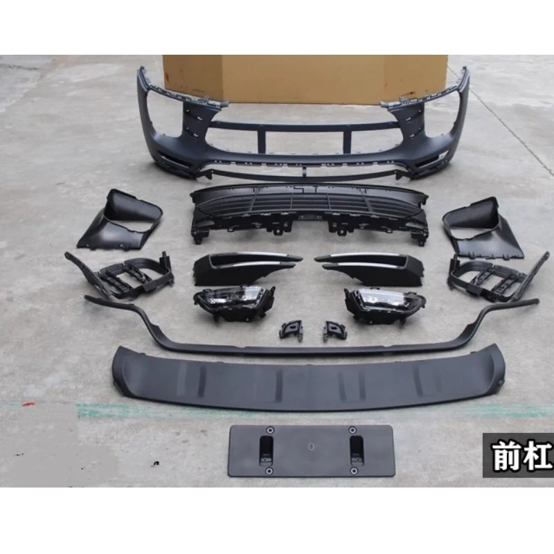 

Car Front Bumper Assembly for Porsche Macan 538 2014-2017 modified Grille Body kit Surround