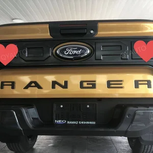 ABS Back Door Logo Letters, Emblema 3D, Adequado para Ford Ranger T9 2022 2023 2024, Wildtrak Sport XLT XL + XL, Tamanho Original 12 principais vendas emblema ford - №8