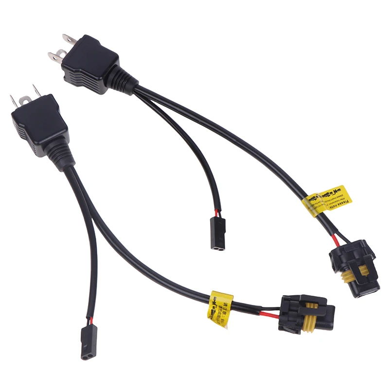 2pcs H4 Relay Wireharness For H4 Bulb Upgrade Bi LED&Xenon Projector Lense Car Light Accessories