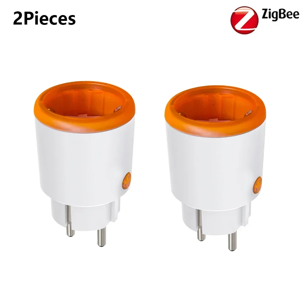 16A Smart Plug Tuya ZigBee 3.0 EU Smart Socket Energy Monitor Outlet Draadloze Voice Afstandsbediening Alexa Google Home homekit