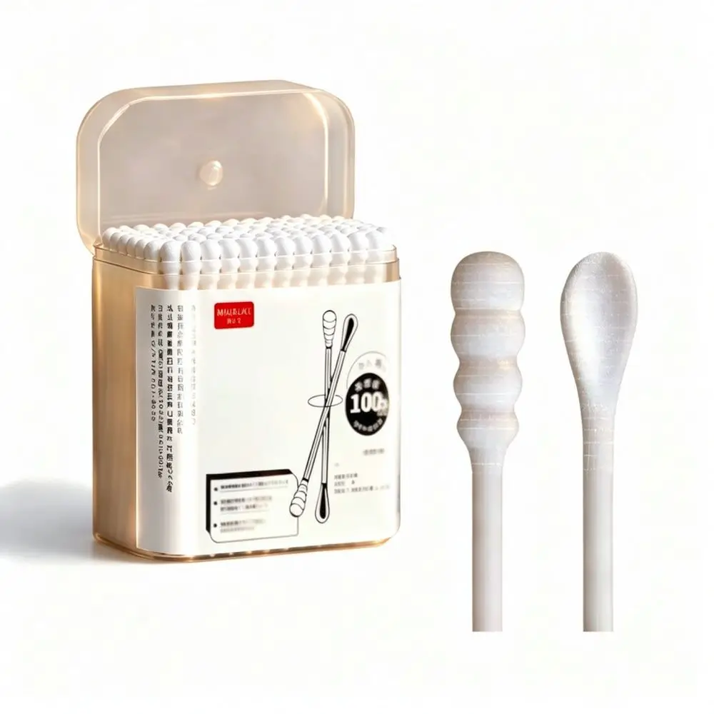 Efficient Earwax Cleaning Cotton Buds Spiral Applicator Gentle Dual Head Tool For Superior Personal Care Hygiene