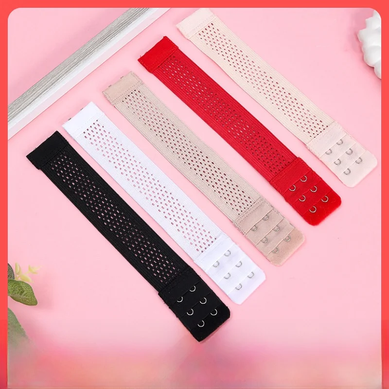 Extended 20cm Elastic Bandeau Three-Row Two-Buckle Extended Strap Bra Extension Buckle Long Elastic Band Home Clothes Fastener