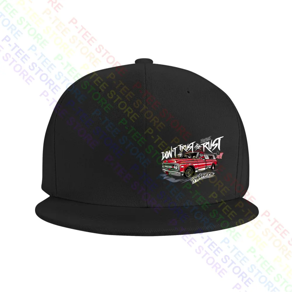 Farmtruck y azn-street Outlaws-no Trust The Rust Farmtruck gorra de béisbol Snapback, sombrero de cubo de punto