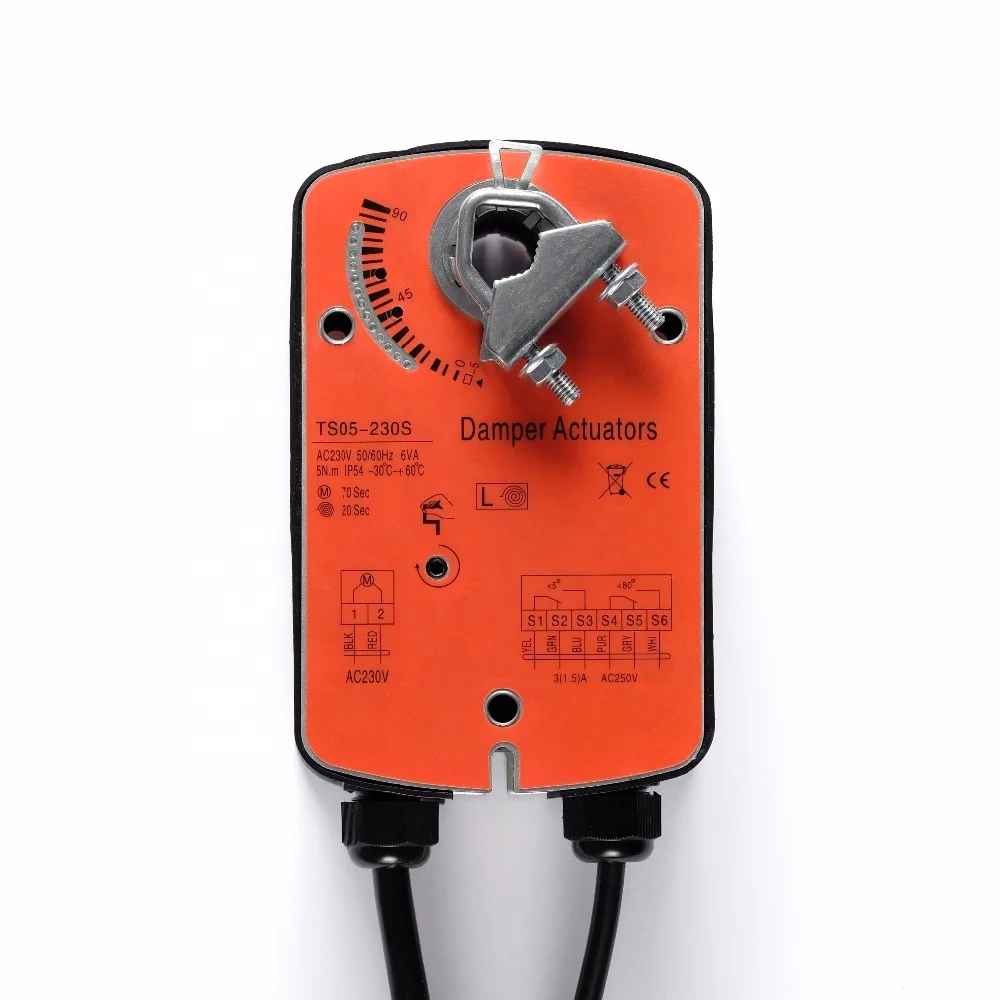 

SW0008 5Nm Star Win HVAC Spring Return Damper Actuators with Graphic Design Project Solution Capability